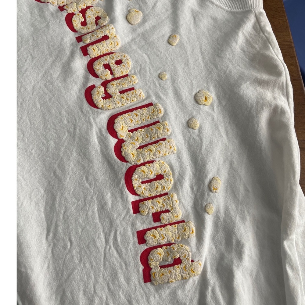 Walt Disney World Spirit Jersey XXL White Red Popcorn Mickey Mouse Long Sleeve - Picture 6 of 7